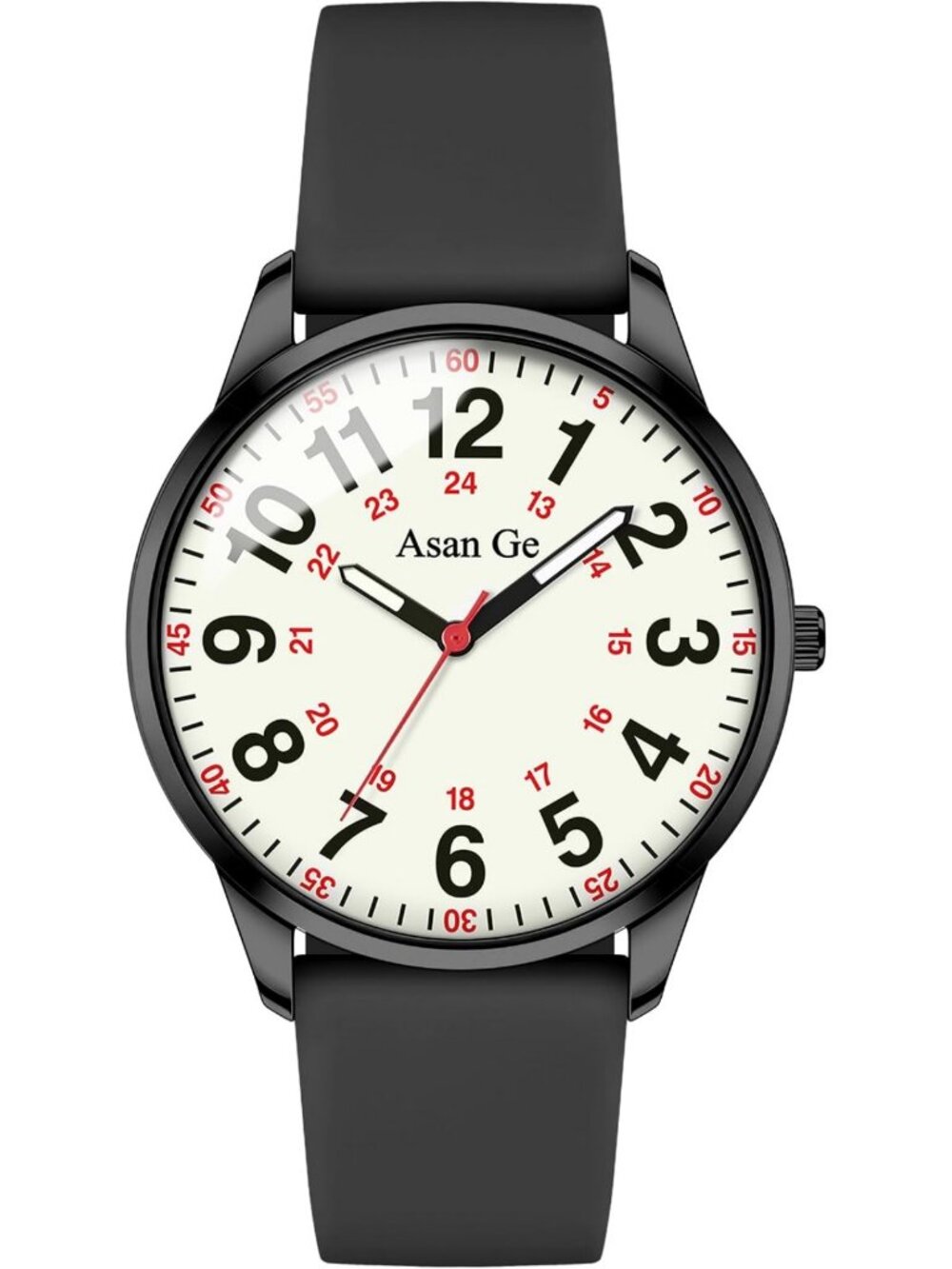 Waterproof 40MM Nurse Watch - Anti-Scratch, Luminous, Easy to Read, Big Face